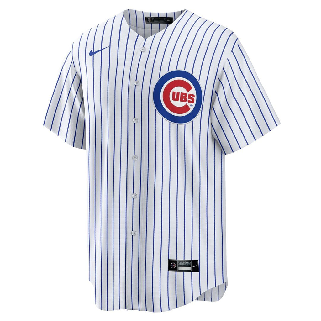 Men's Chicago Cubs Dansby Swanson Nike White Replica Player Jersey