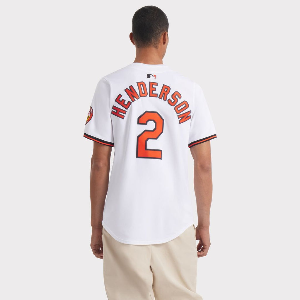 Men's Baltimore Orioles Gunnar Henderson Nike White Home Limited Player Jersey