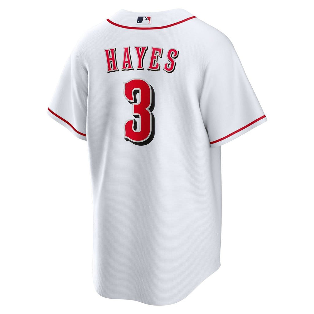 Men's Cincinnati Reds Ke'Bryan Hayes Nike White Home Replica Jersey