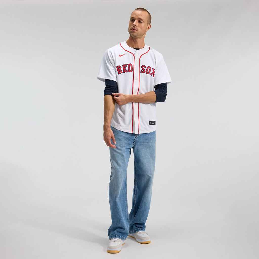 Men's Boston Red Sox Nike White Home Limited Jersey