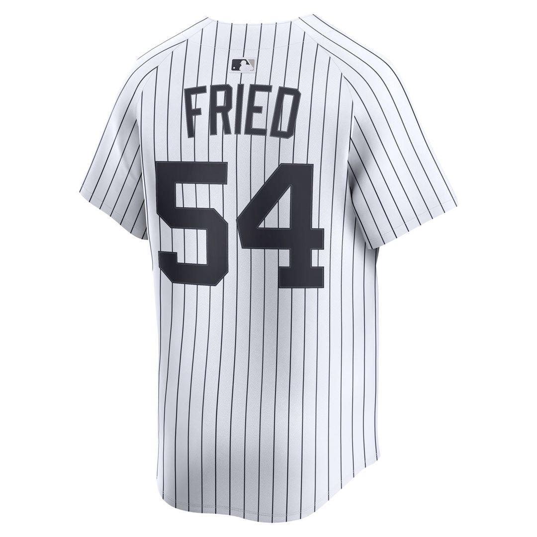 Men's New York Yankees Max Fried Nike Gray Road Limited Player Jersey