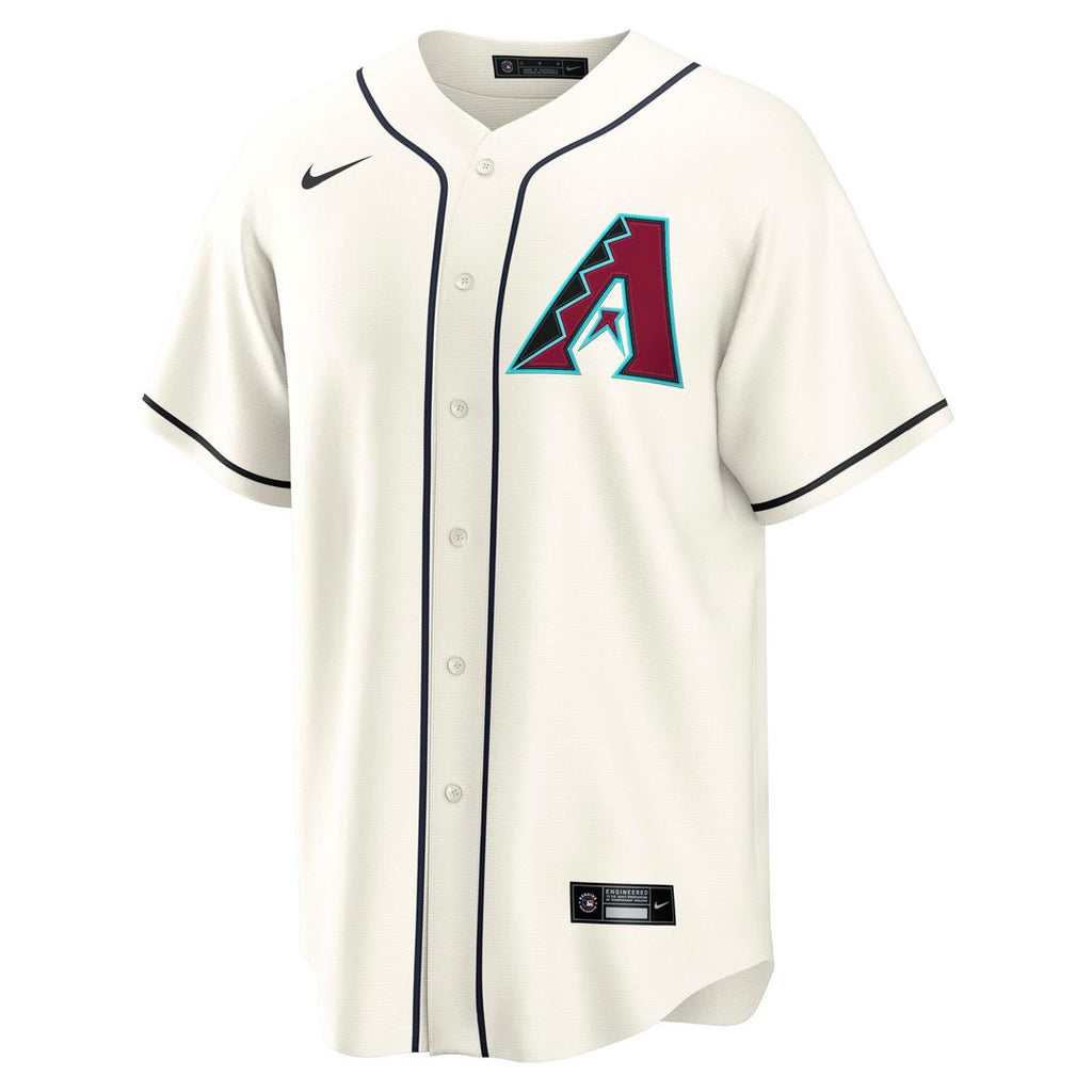 Men's  Arizona Diamondbacks Corbin Carroll Nike Cream Home Replica Jersey