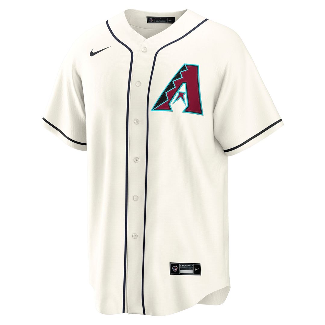Men's  Arizona Diamondbacks Corbin Carroll Nike Cream Home Replica Jersey