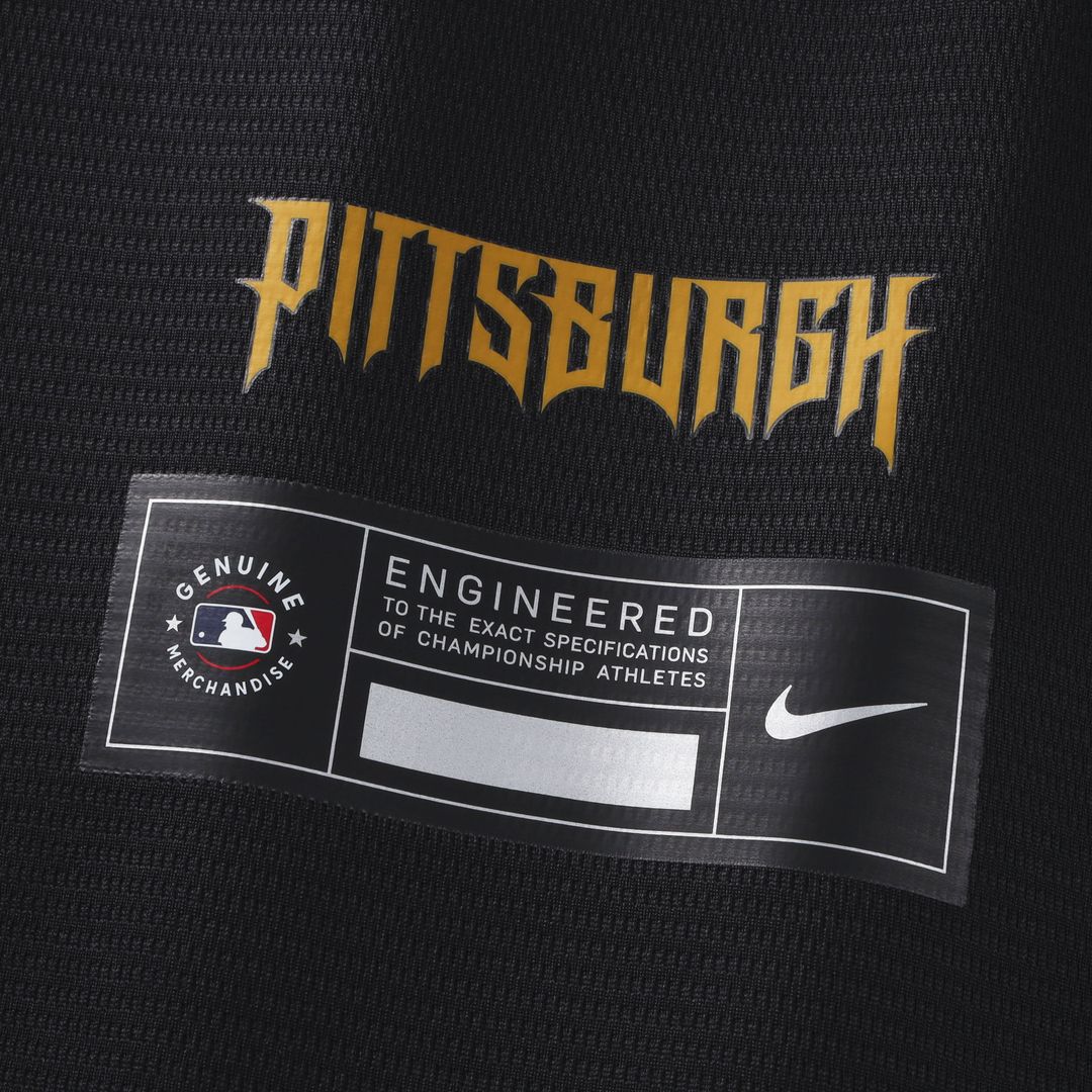 Men's Pittsburgh Pirates  Nike Black 2026 City Connect Stadium Jersey