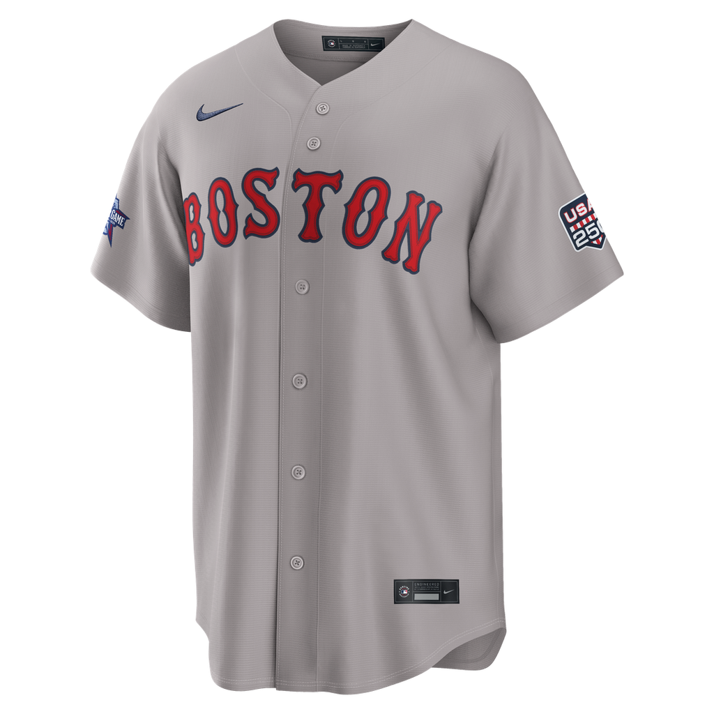 2026 All-Star Game Men's Boston Red Sox Aroldis Chapman Nike Gray Replica Jersey