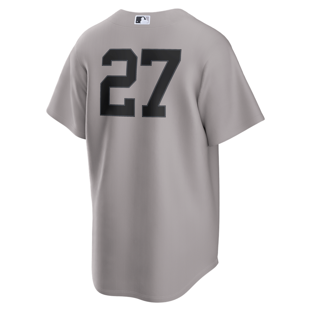 Men's New York Yankees Giancarlo Stanton Nike Gray Road Replica Jersey