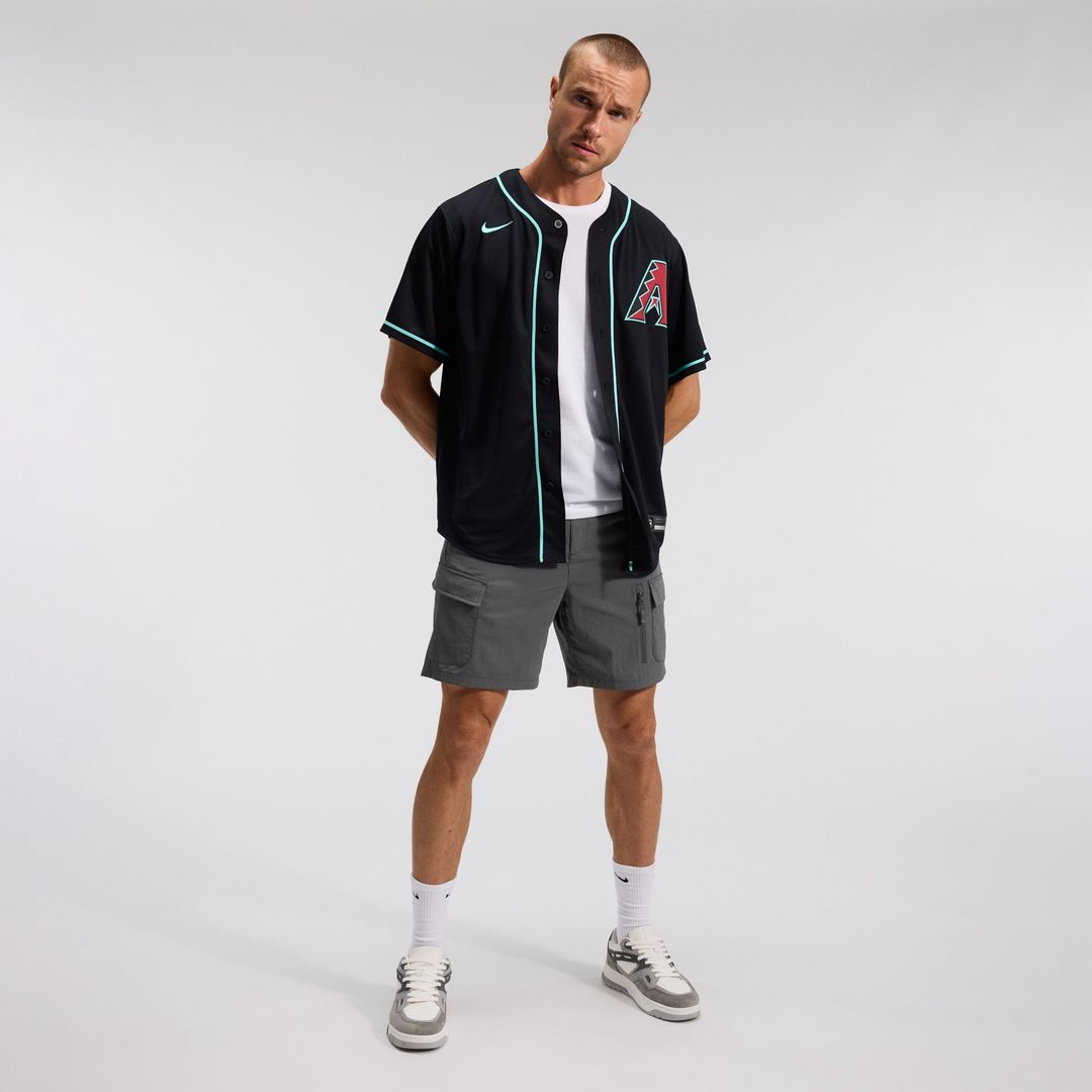Men's Arizona Diamondbacks Corbin Carroll Nike Black Alternate Replica Jersey