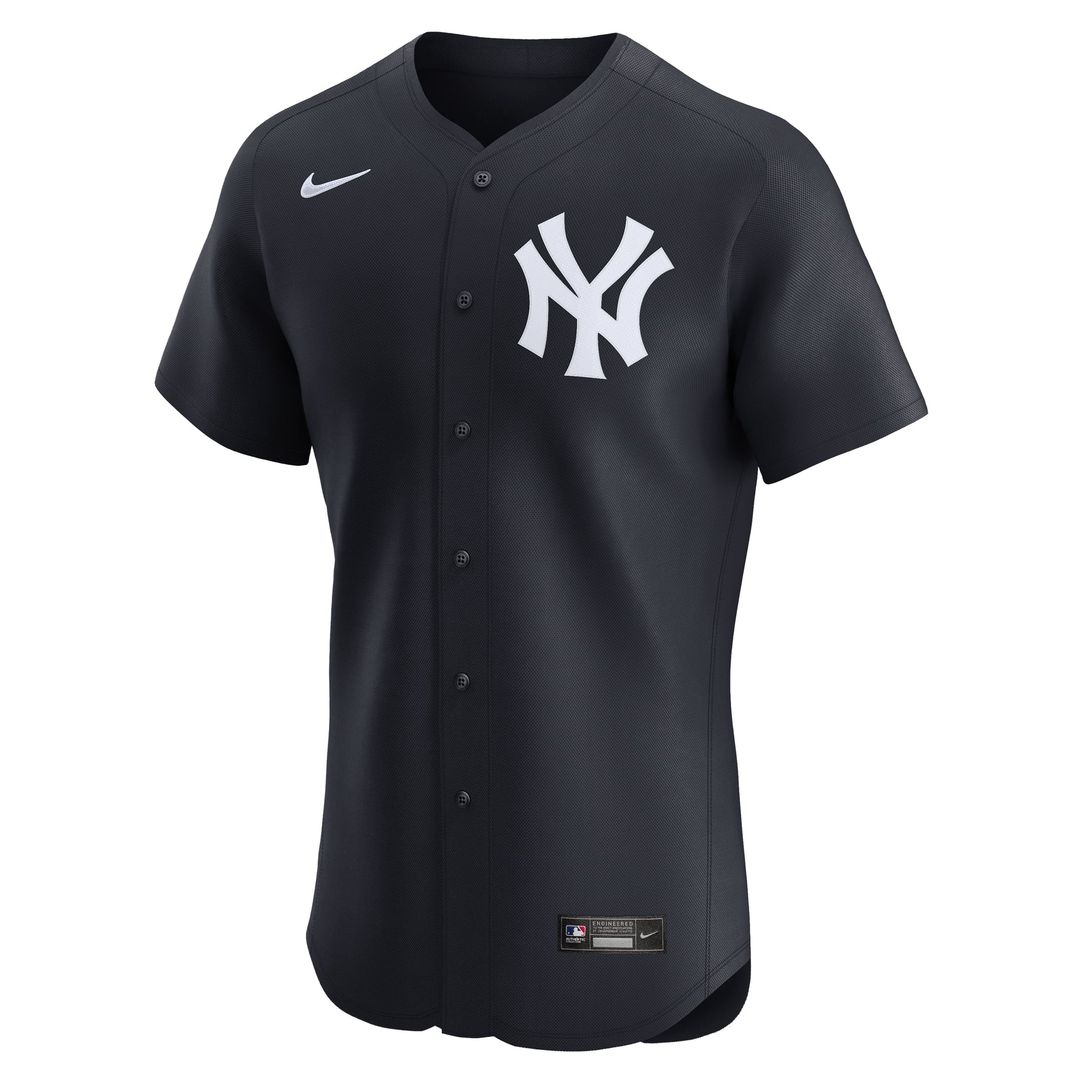 Men's New York Yankees Aaron Judge Nike Navy Alternate 2 Elite Jersey