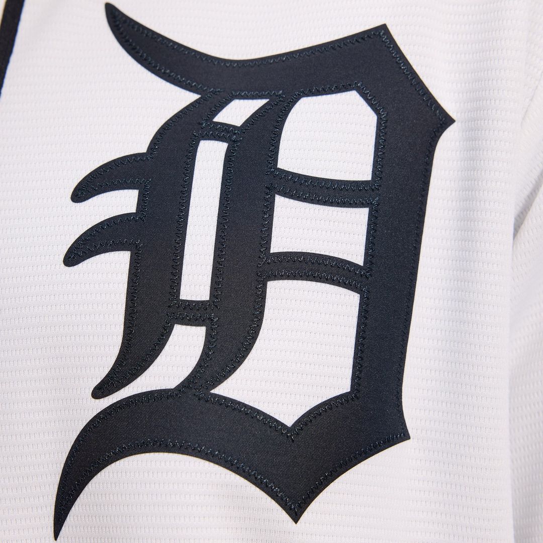 Men's Detroit Tigers Nike White Home Replica Jersey