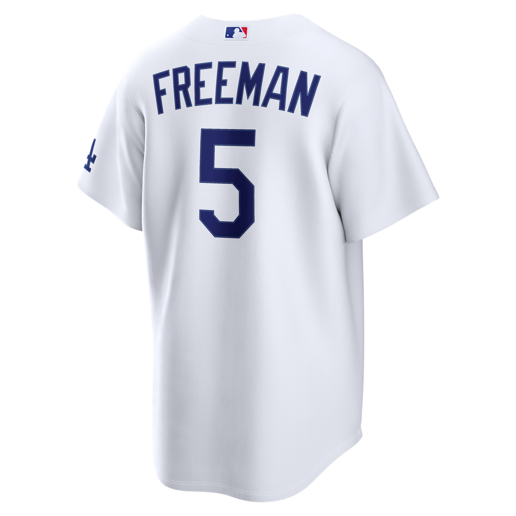 Men's Los Angeles Dodgers Freddie Freeman Nike White Home Stadium Jersey
