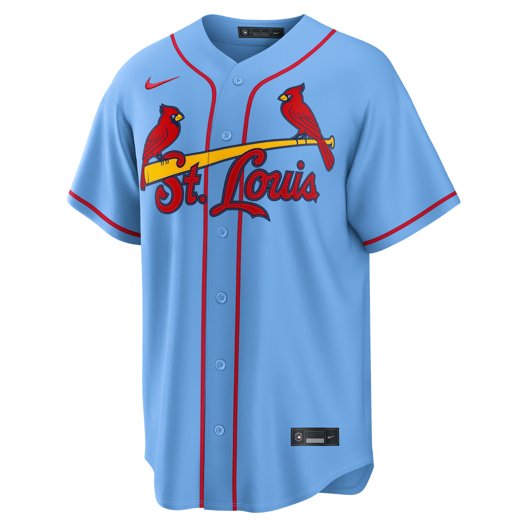 Men's St. Louis Cardinals Nike Light Blue Alternate Replica Jersey
