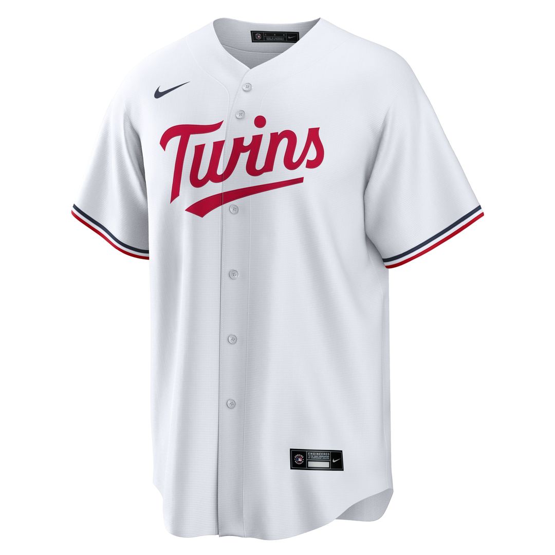 Men's Minnesota Twins Pablo López Nike White Home  Replica Player Jersey