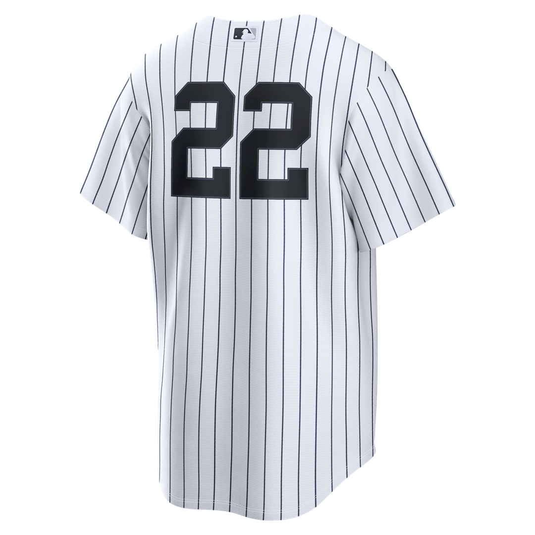 Men's New York Yankees Ben Rice Nike White Home Replica Jersey