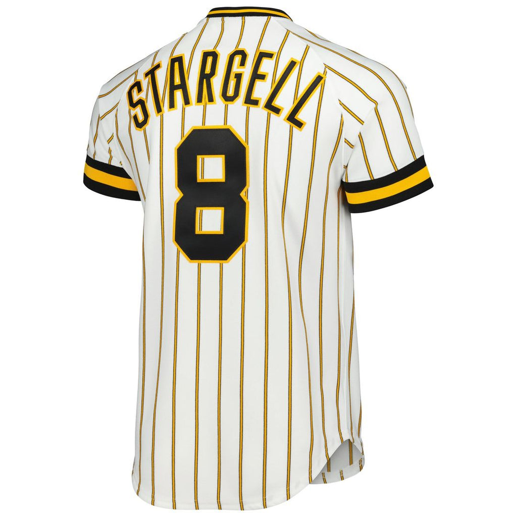 Men's Pittsburgh Pirates Willie Stargell Mitchell & Ness Gold 1979 Throwback Authentic Jersey