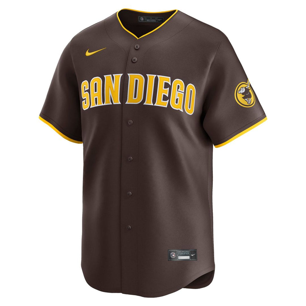 Men's San Diego Padres Fernando Tatis Jr. Nike Brown Road Limited Player Jersey