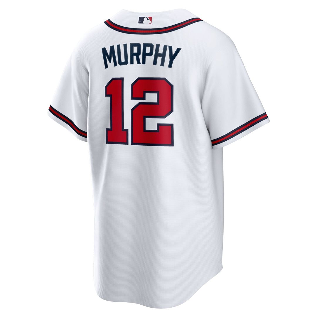 Men's Atlanta Braves Sean Murphy Nike White Replica Player Jersey