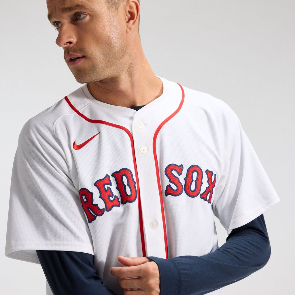 Men's Boston Red Sox Nike White Home Limited Jersey