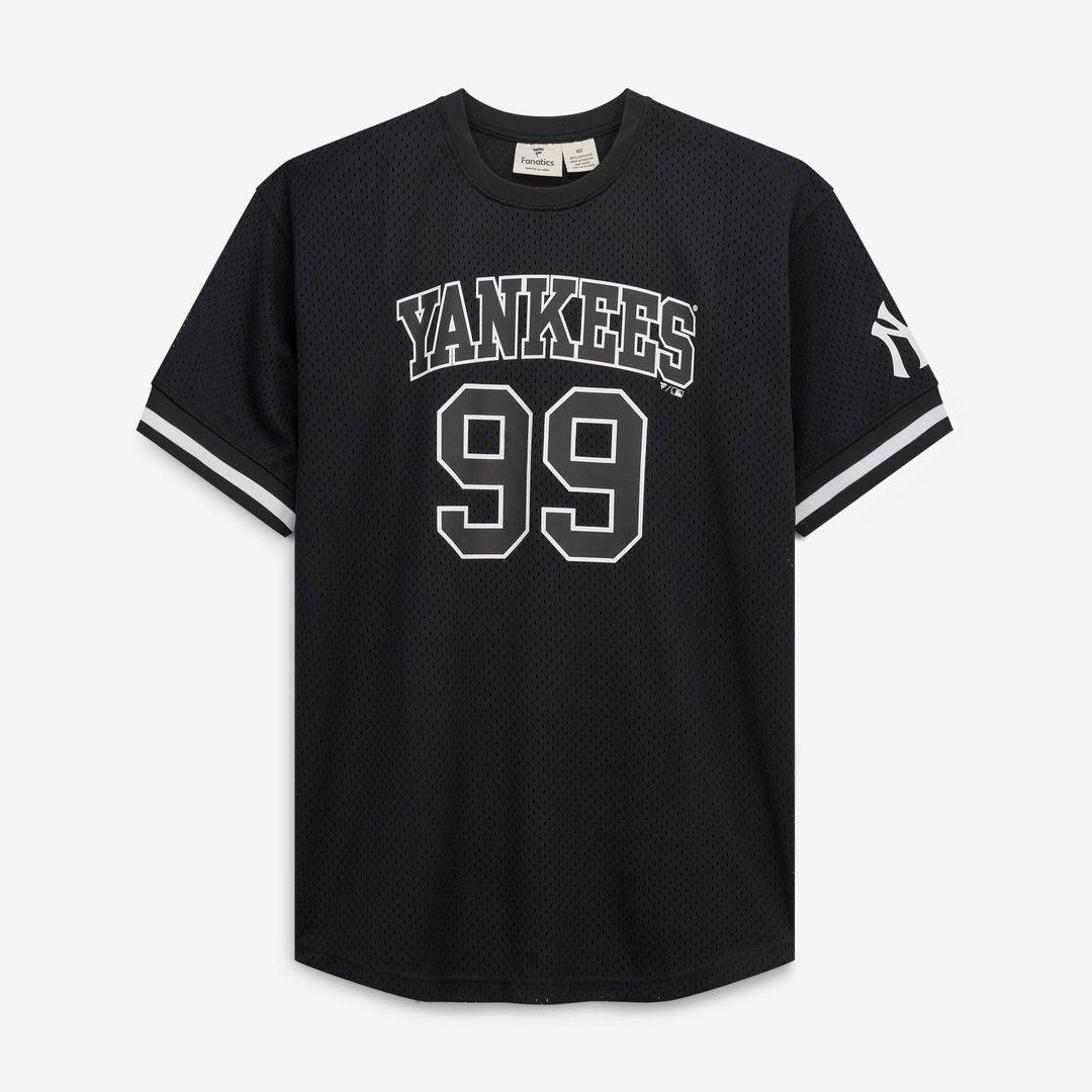 Men's New York Yankees Aaron Judge Fanatics Black/White Big & Tall Heavyweight Mesh Jersey