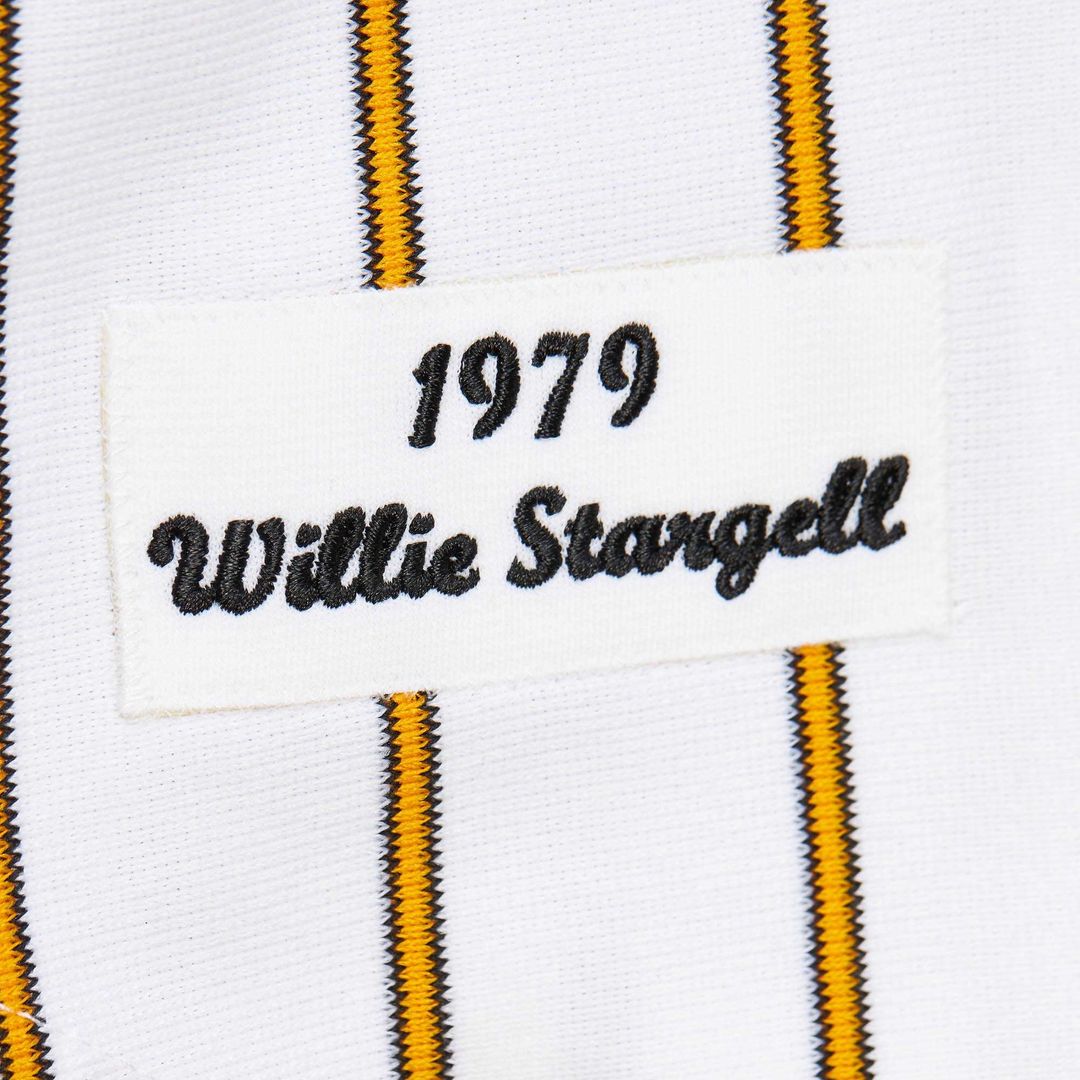 Men's Pittsburgh Pirates Willie Stargell Mitchell & Ness White Cooperstown Collection 1979 Authentic Jersey