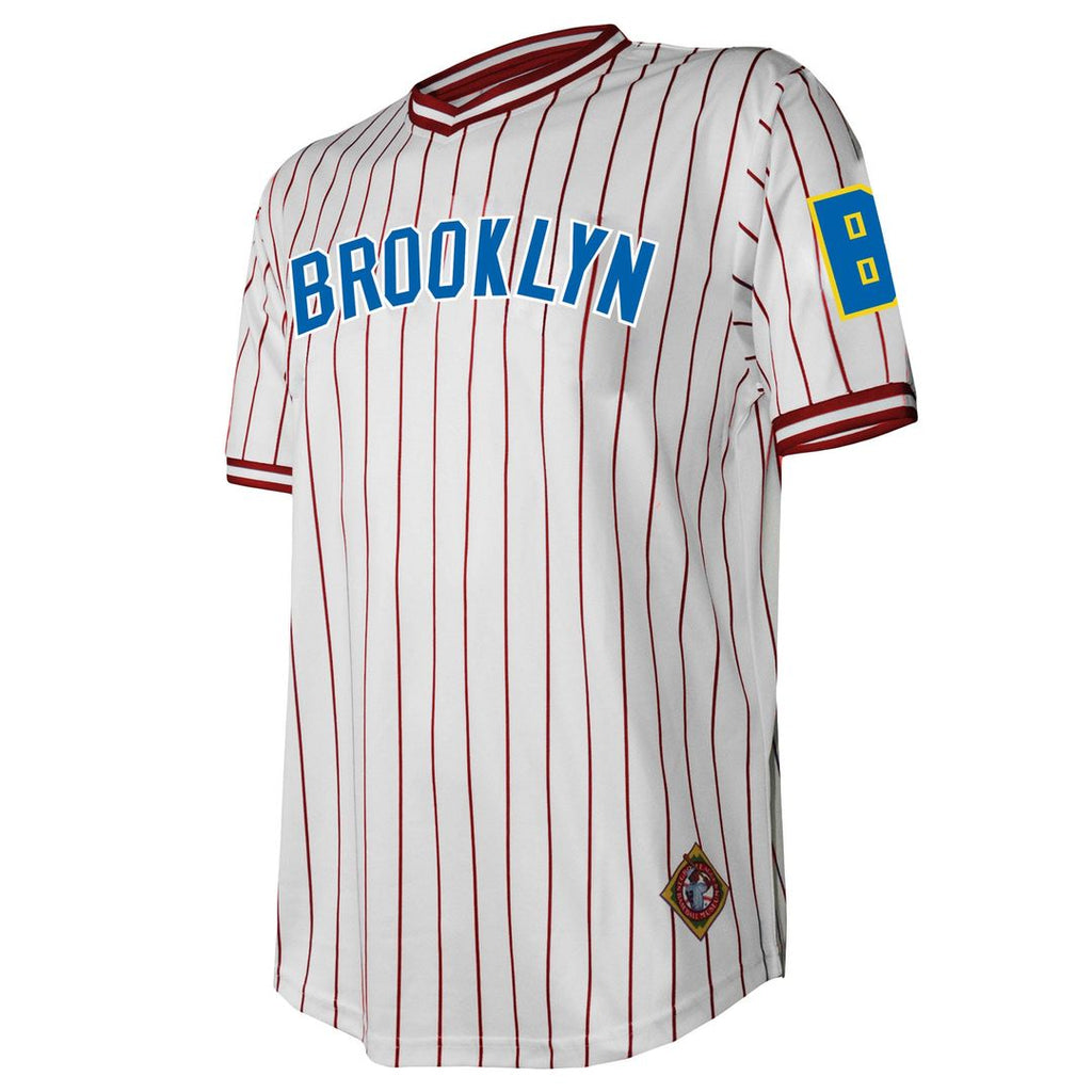 Men's Brooklyn Royal Giants Stitches White V-Neck Jersey