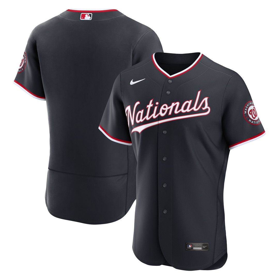 Men's Washington Nationals  Nike Navy Alternate Authentic Jersey
