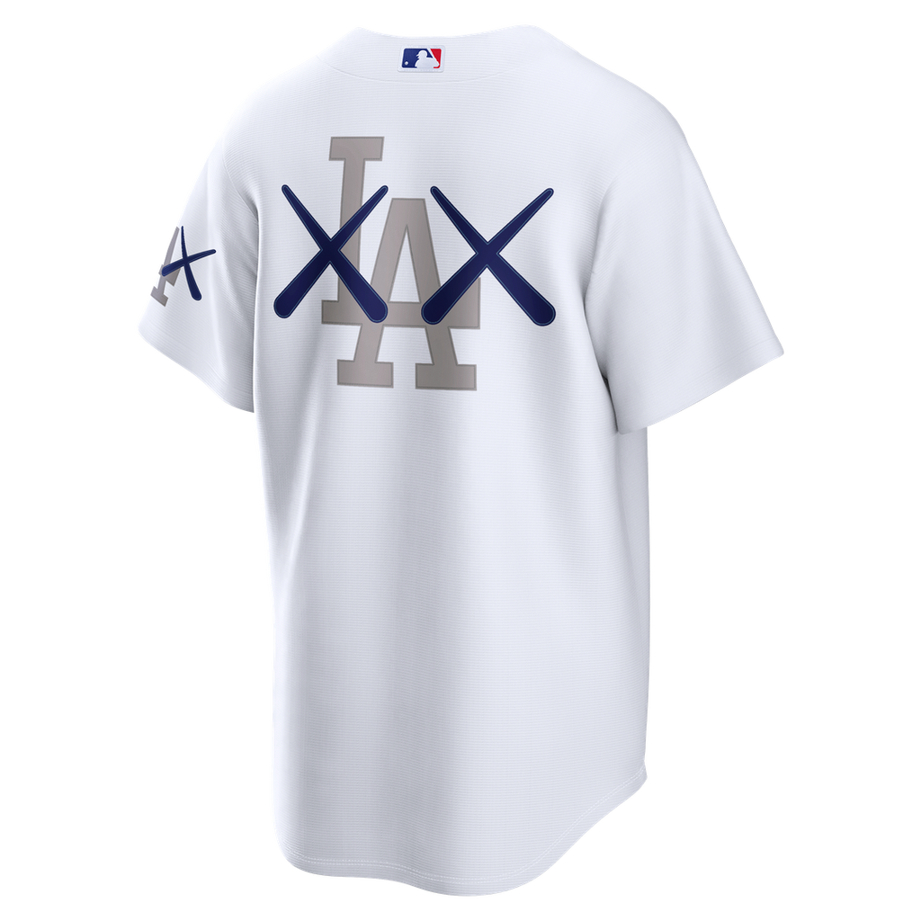 Men's Los Angeles Dodgers Nike x KAWS White Stadium Jersey