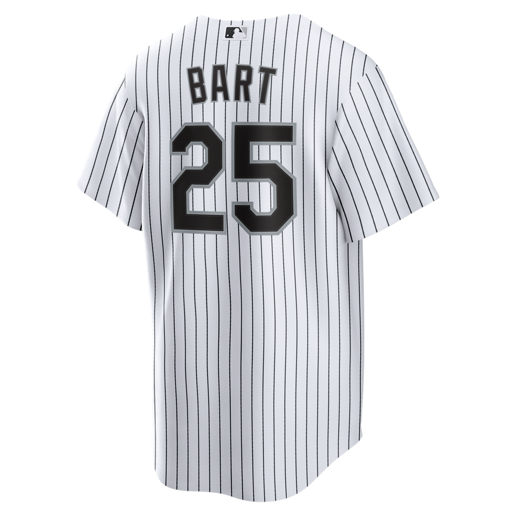 Men's Chicago White Sox Joey Bart Nike White Home Replica Jersey
