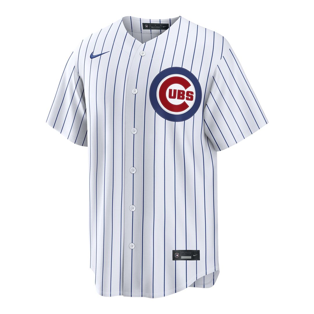 Men's Chicago Cubs Matt Shaw Nike White Home Replica Jersey
