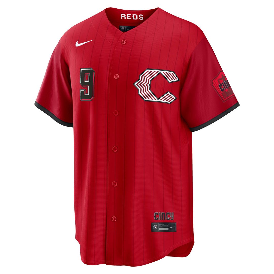 Men's Cincinnati Reds Matt McLain Nike Red 2026 City Connect Stadium Jersey