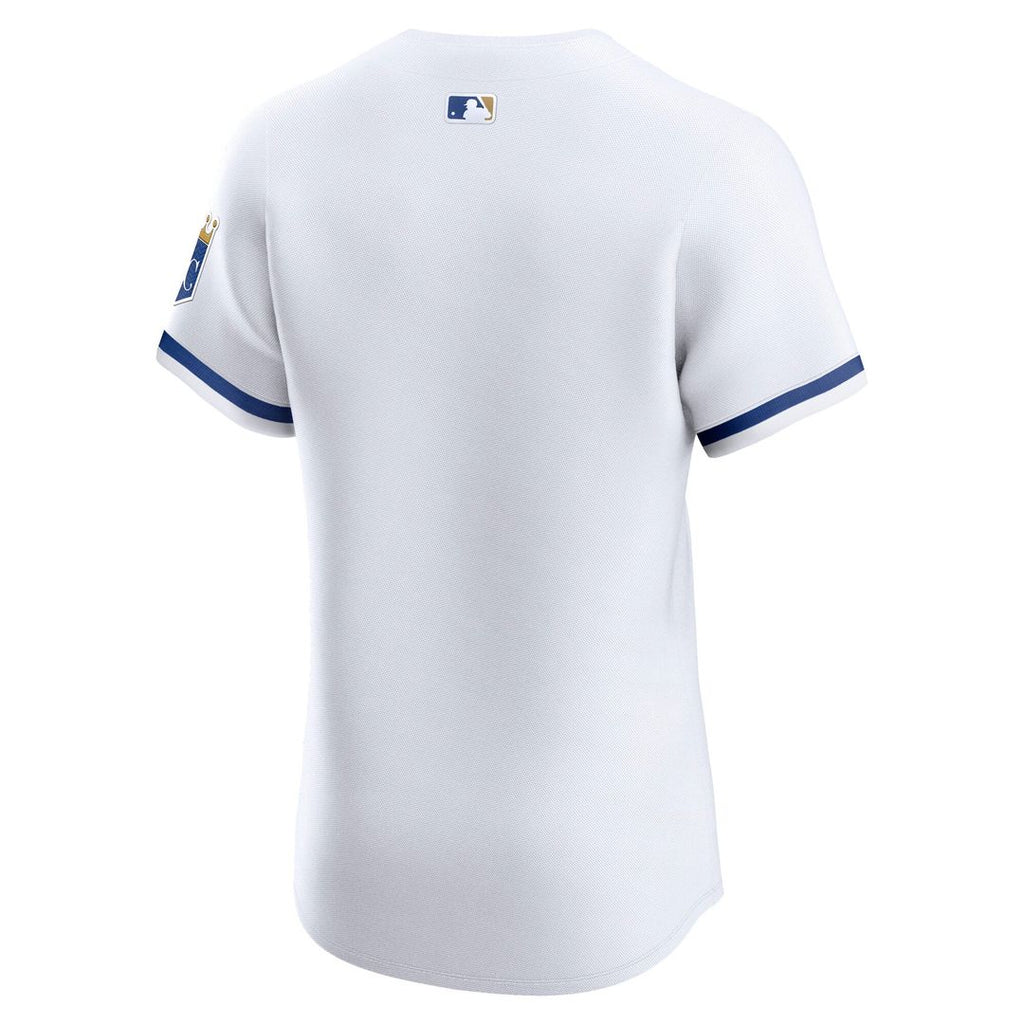 Men's Kansas City Royals Nike White Home Elite Jersey