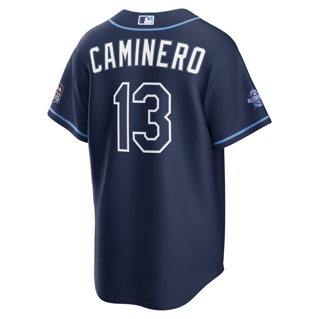 2026 All-Star Game Men's Tampa Bay Rays Junior Caminero Nike Navy Replica Jersey
