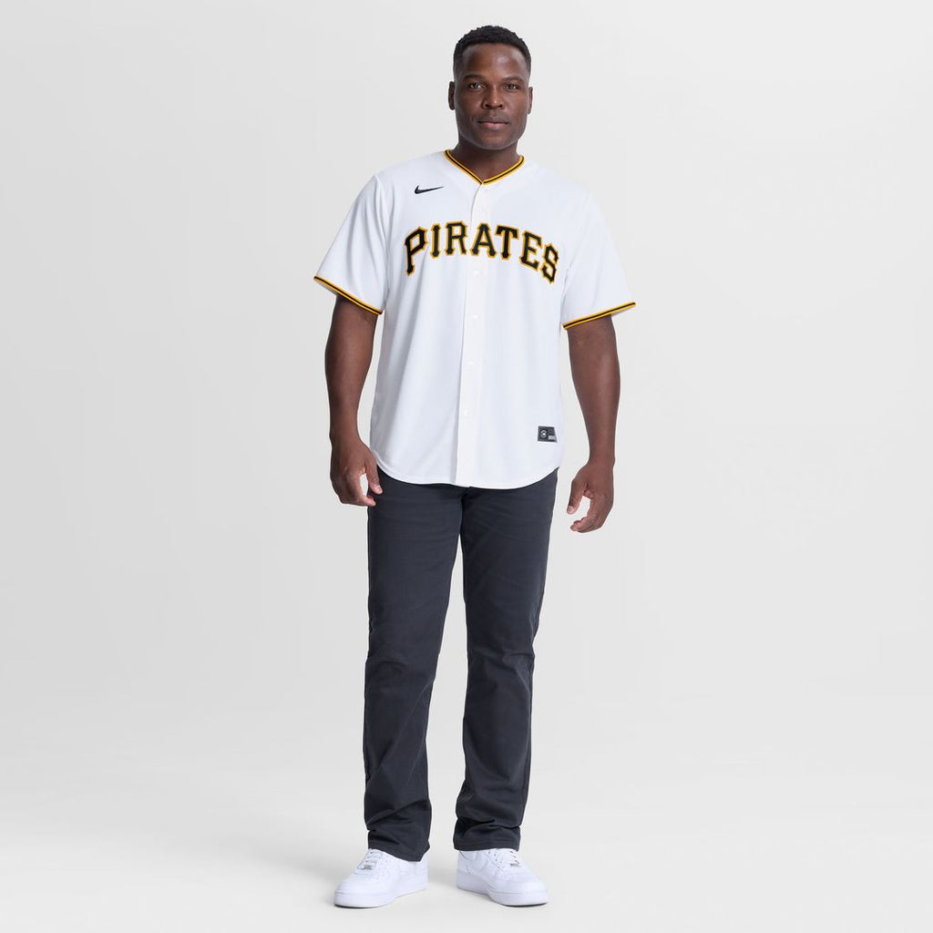 Men's Pittsburgh Pirates Kirby Yates Nike White Home Replica Jersey
