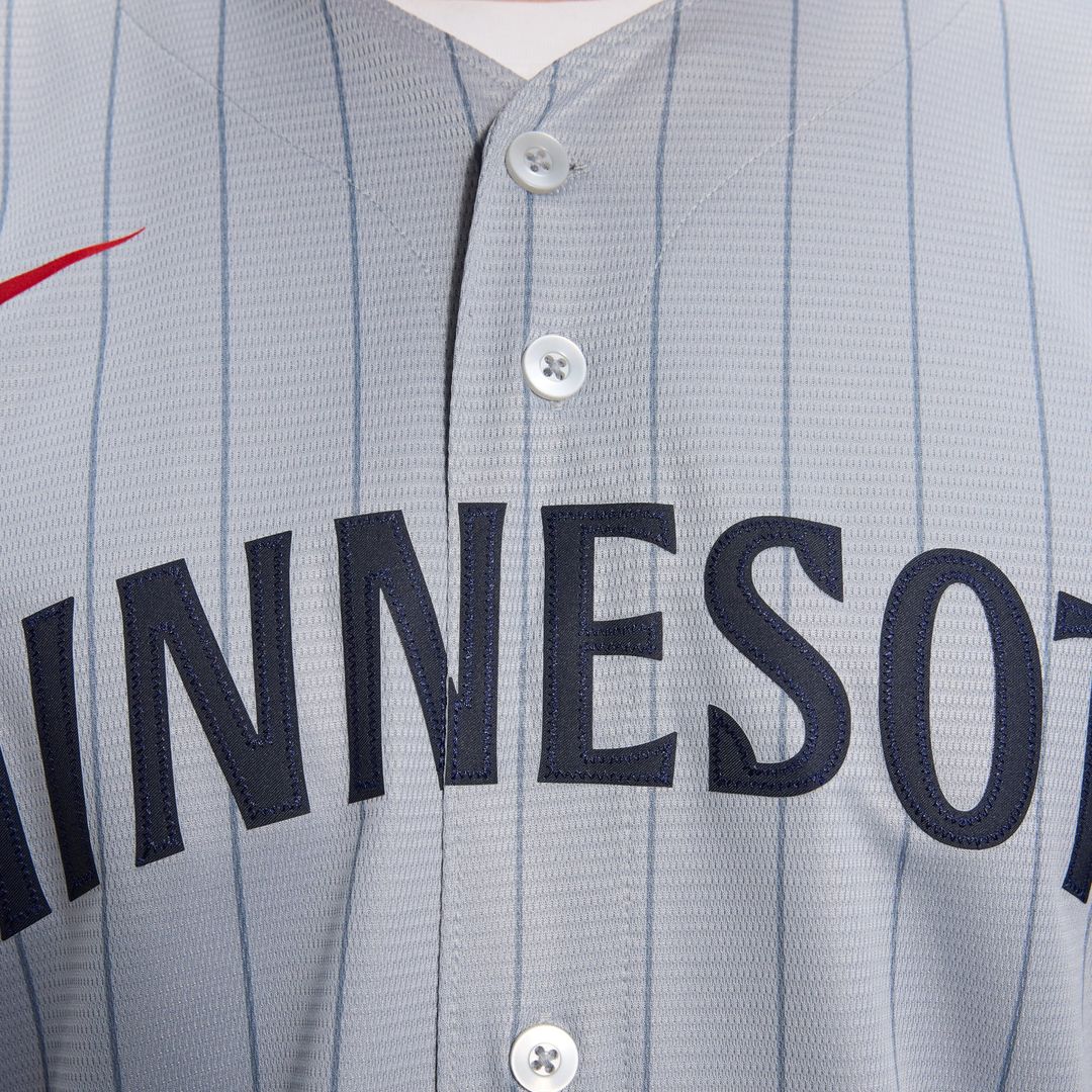 Men's Minnesota Twins Nike Gray Road Replica Team Jersey