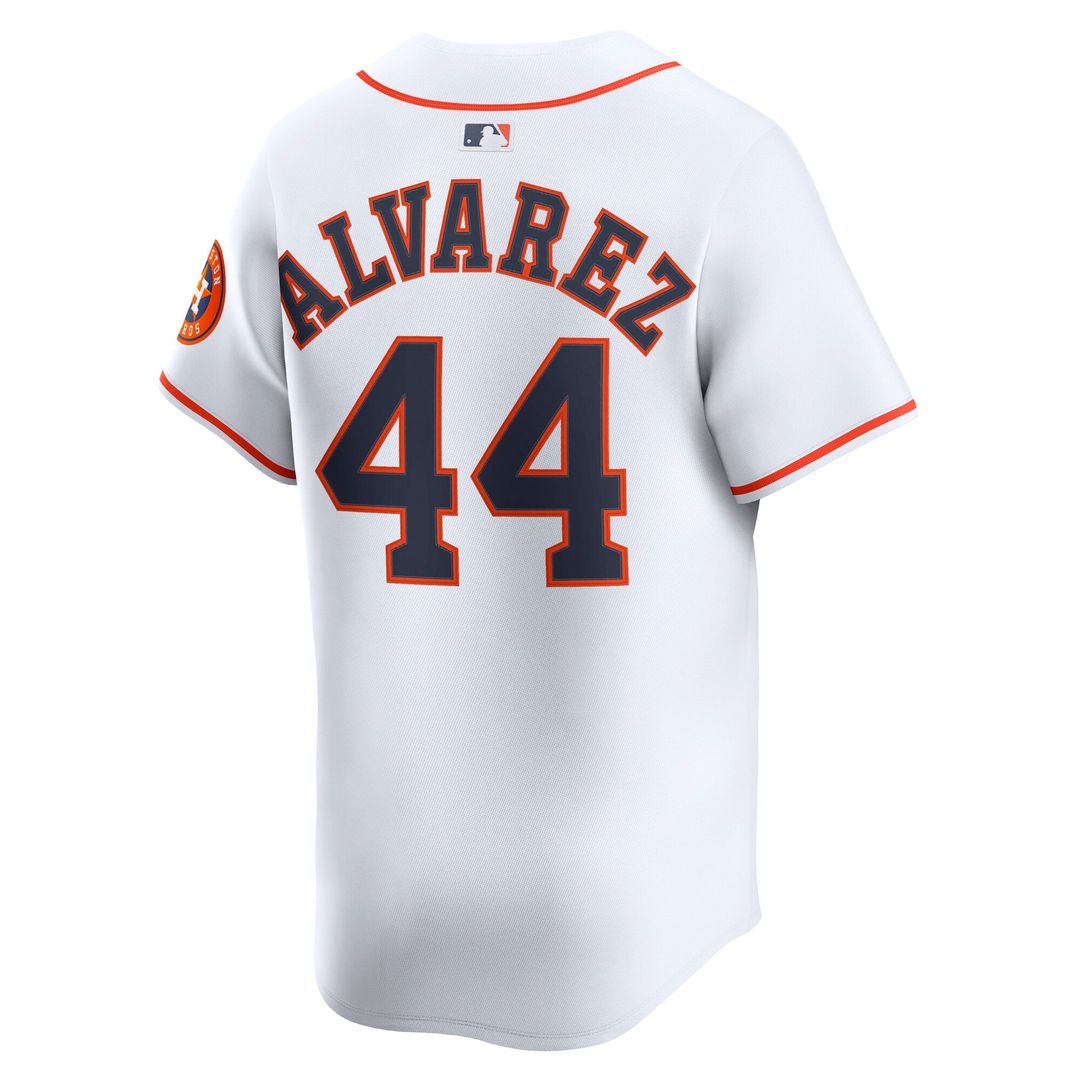 Men's Houston Astros Yordan Alvarez Nike White Home Limited Player Jersey