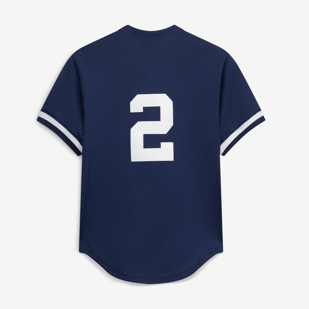Men's New York Yankees Derek Jeter Mitchell & Ness Navy Authentic Batting Practice Jersey