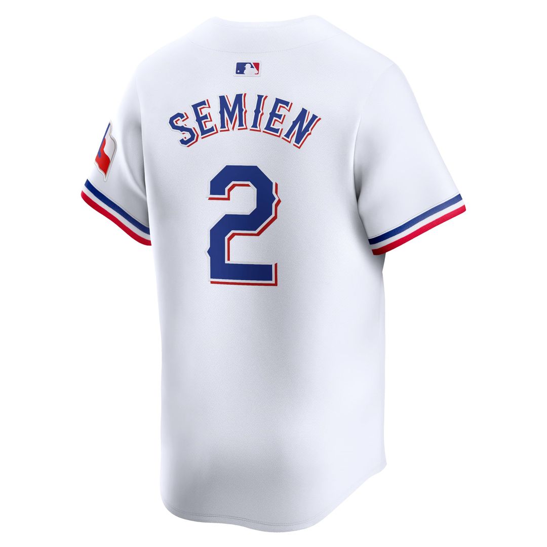 Men's Texas Rangers Marcus Semien Nike White Home Limited Player Jersey