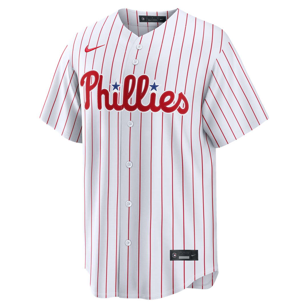 Men's Philadelphia Phillies Kyle Schwarber Nike White Home Replica Jersey
