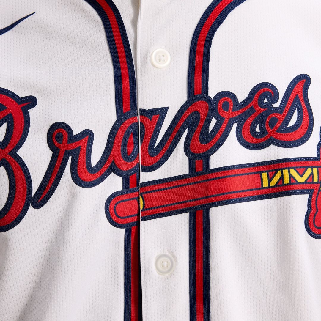 Men's Atlanta Braves Nike White Home Limited Jersey