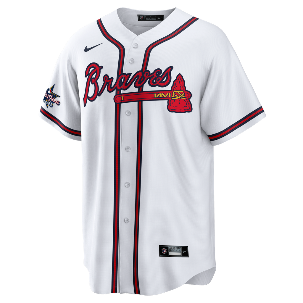 Men's Atlanta Braves Nike White Home Replica Team Jersey