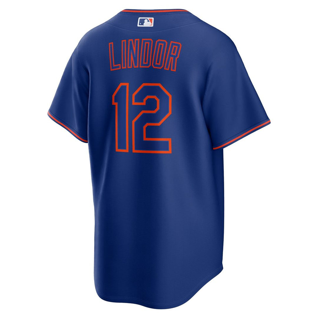 Men's New York Mets Francisco Lindor Nike Royal Alternate Replica Jersey