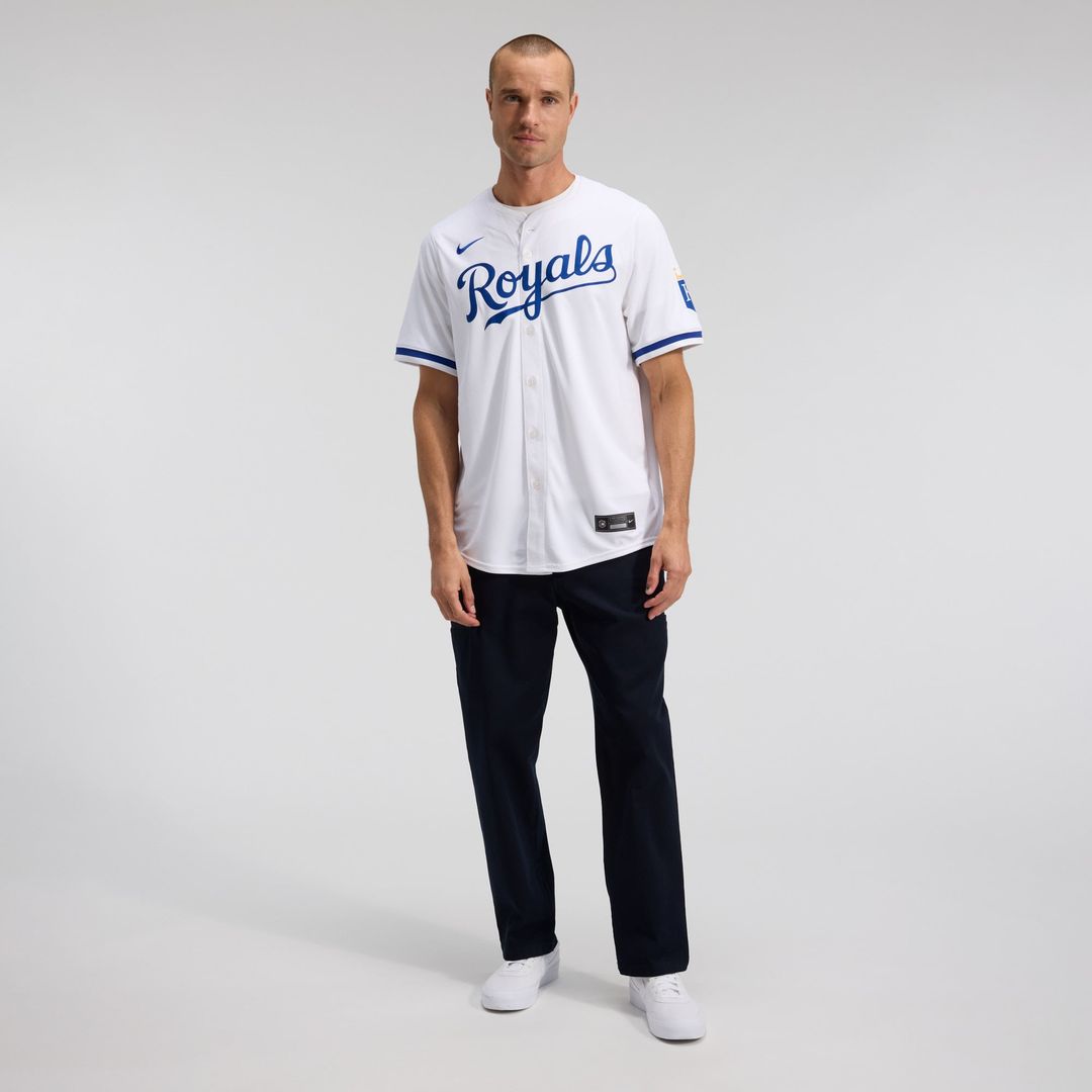 Men's Kansas City Royals Nike White Home Limited Jersey