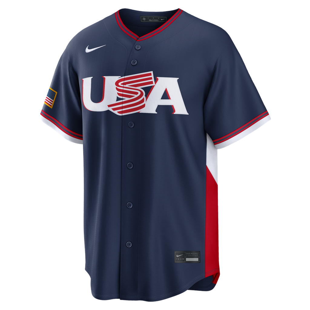 Men's USA Baseball Alex Bregman Nike White 2026 World Baseball Classic Home Stadium Jersey