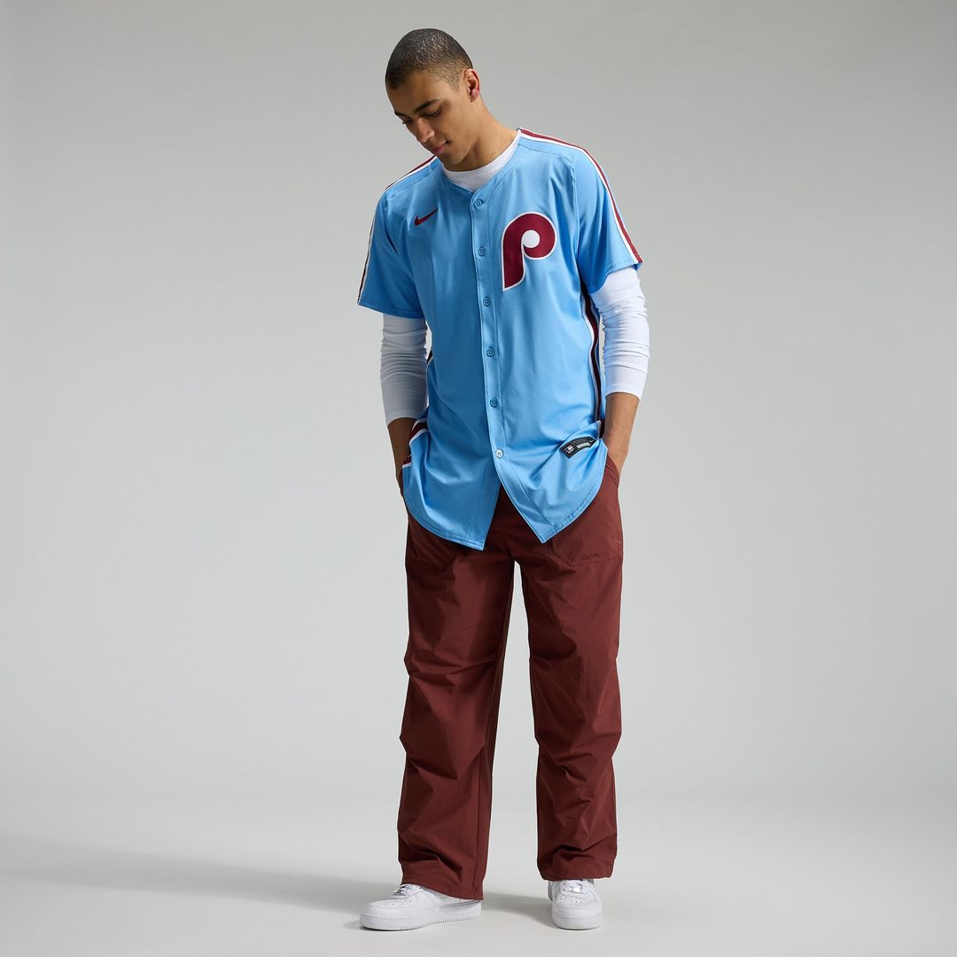 Men's Philadelphia Phillies Nike Cream Alternate 2 Elite Jersey