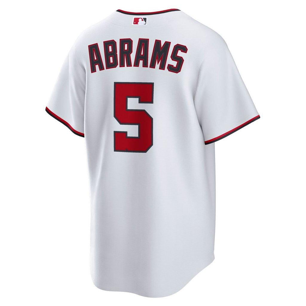 Men's  Washington Nationals CJ Abrams Nike White Home Replica Jersey