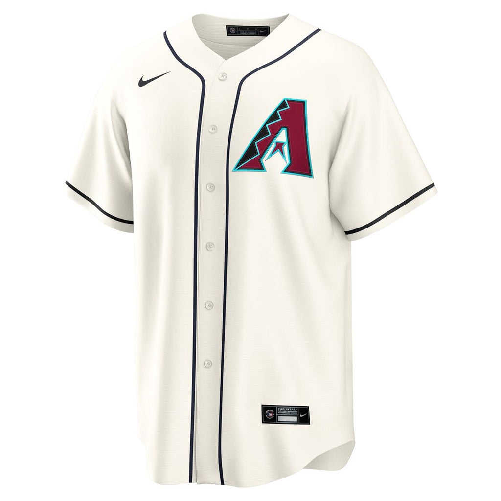 Men's  Arizona Diamondbacks  Nike Cream Home Replica Jersey