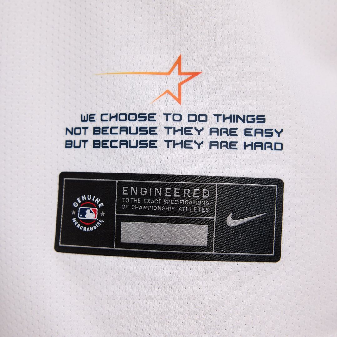 Men's Houston Astros Jose Altuve Nike White 2025 City Connect Limited Player Jersey
