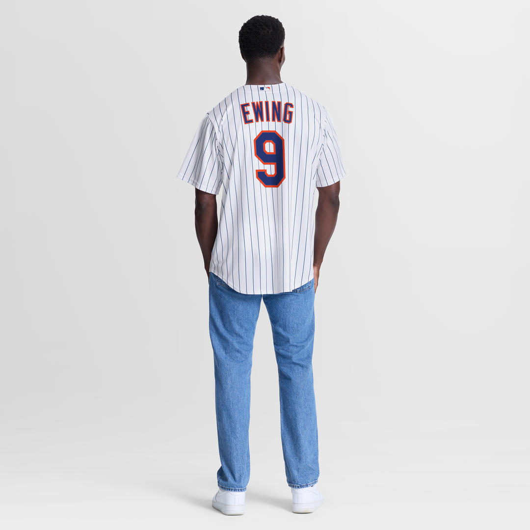 Men's New York Mets AJ Ewing Nike White Home Replica Jersey