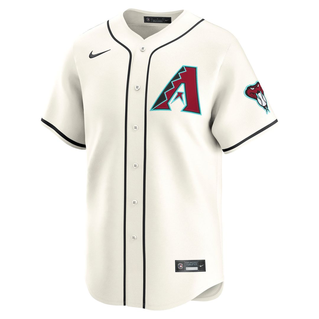 Men's Arizona Diamondbacks Corbin Carroll Nike Gray Road Limited Player Jersey