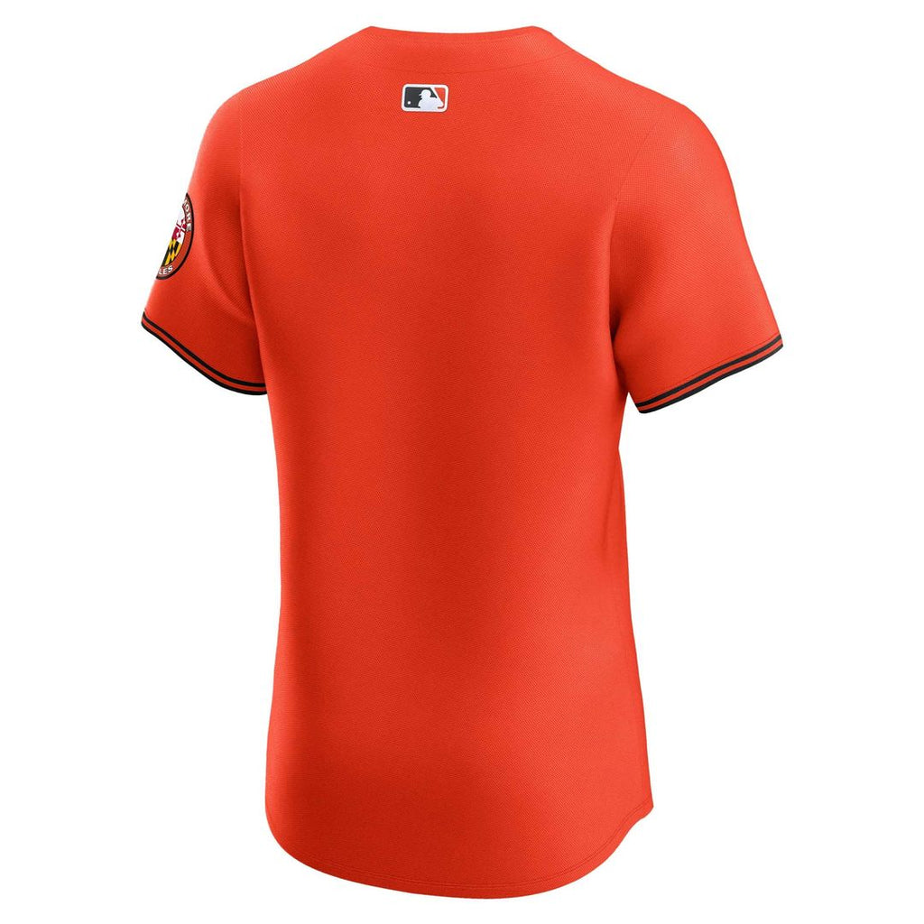Men's Baltimore Orioles Nike Orange Alternate Vapor Premier Elite Patch Jersey