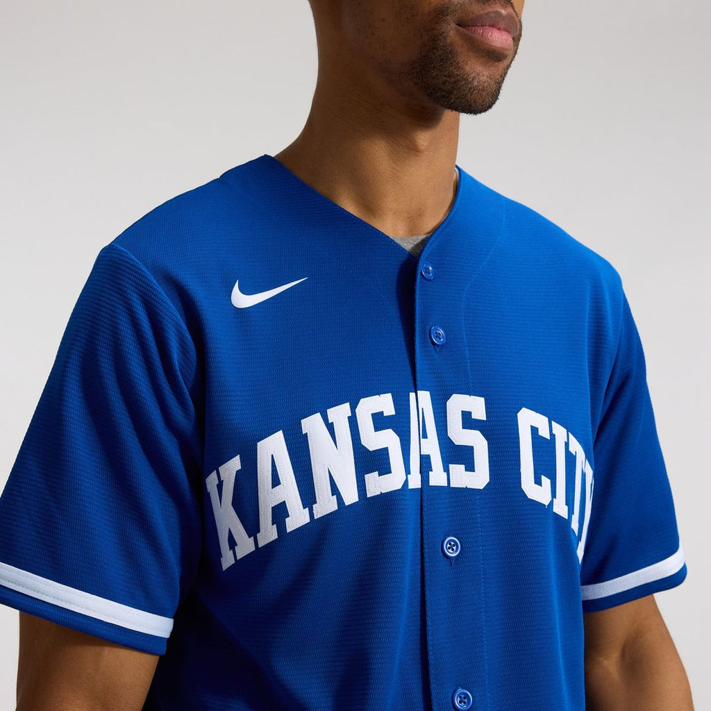 Men's Kansas City Royals Nike Gray Road Replica Team Jersey